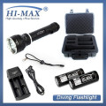 HI-MAX X7 3 * Cree XM-L2 U2 LED 3000 Lumen Tauch-Taschenlampe u2 Magnetschalter